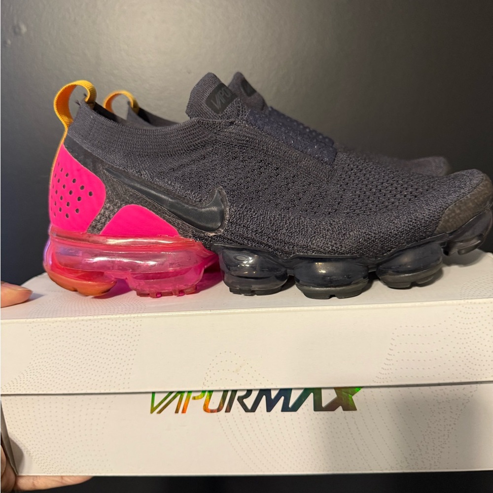 Nike VaporMax Flyknit in Pink and Orange